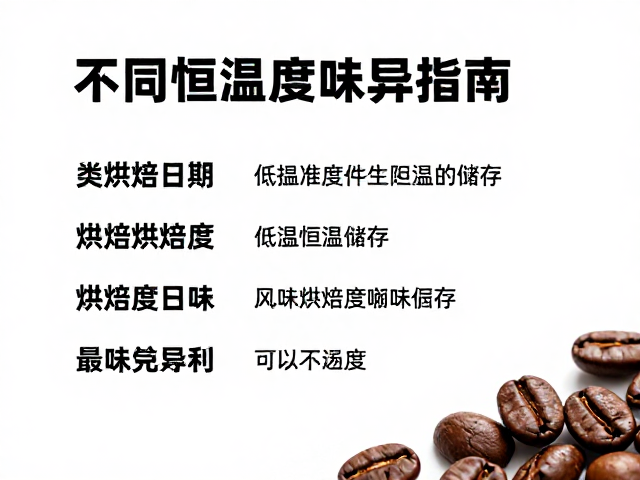 低温恒温储存对咖啡豆风味的长期影响