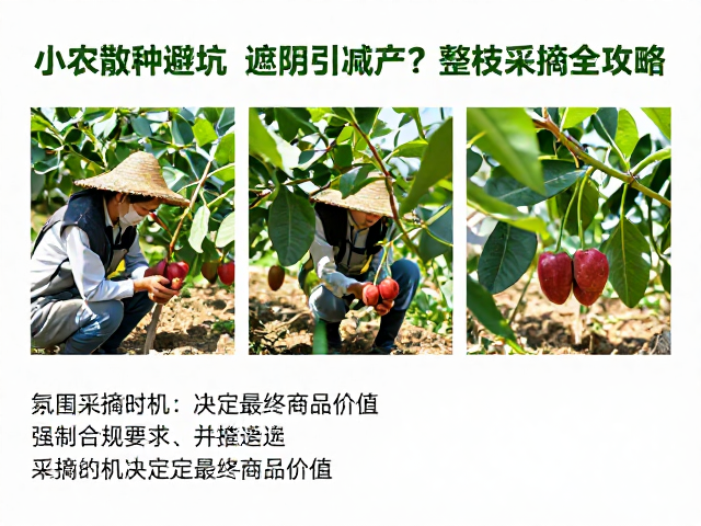 采摘时机决定最终商品价值