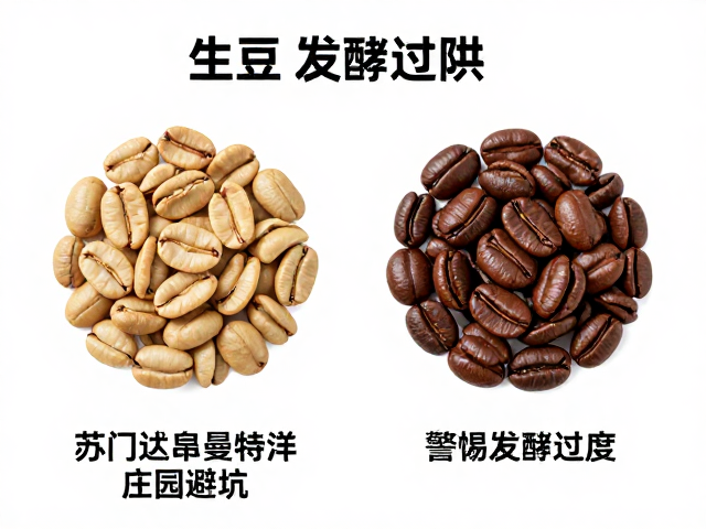 警惕发酵过度：识别生豆与熟豆的陷阱