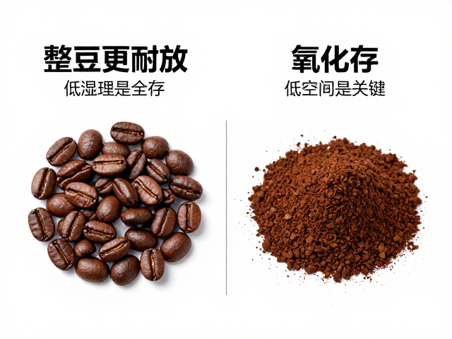 整豆与研磨豆的氧化差异分析