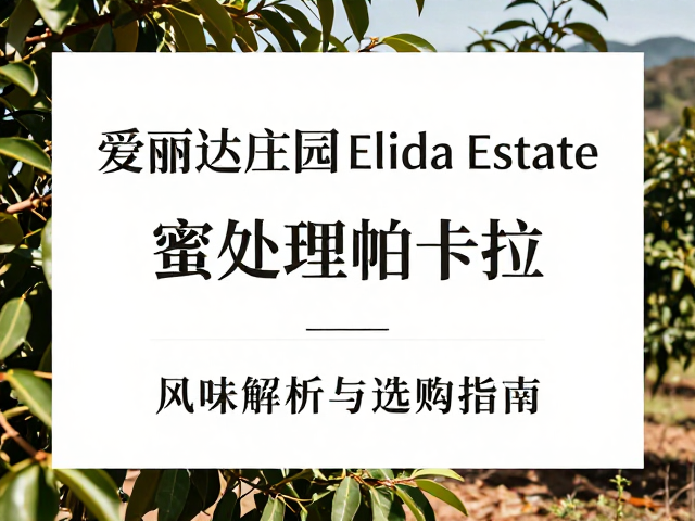 爱丽达庄园ElidaEstate蜜处理帕卡马拉，风味解析与选购指南