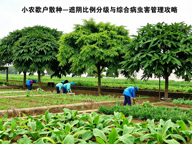 小农散户散种，遮阴比例分级与综合病虫害管理攻略