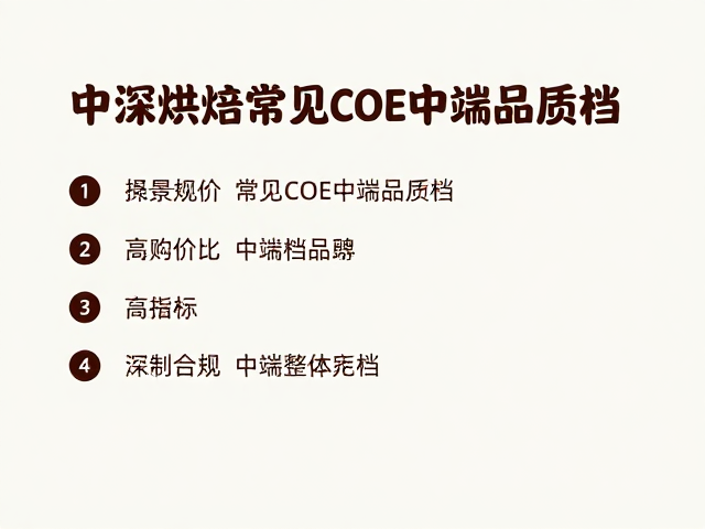 中端品质档的定义与核心指标