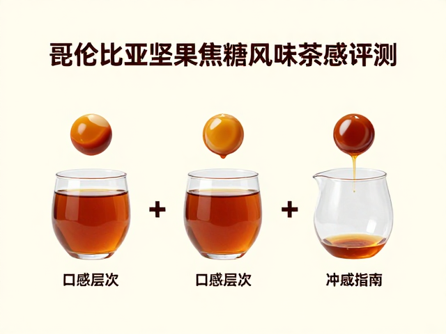 哥伦比亚坚果焦糖风味茶感评测，口感层次与冲泡指南