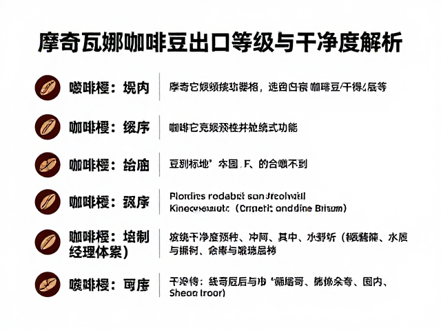 巴西咖啡出口分级体系的核心标准