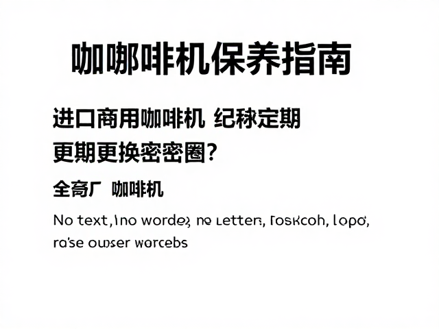 日常维护与更换周期建议