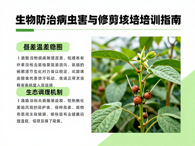 昼夜温差稳定下生物防治病虫害与修剪技能培训指南