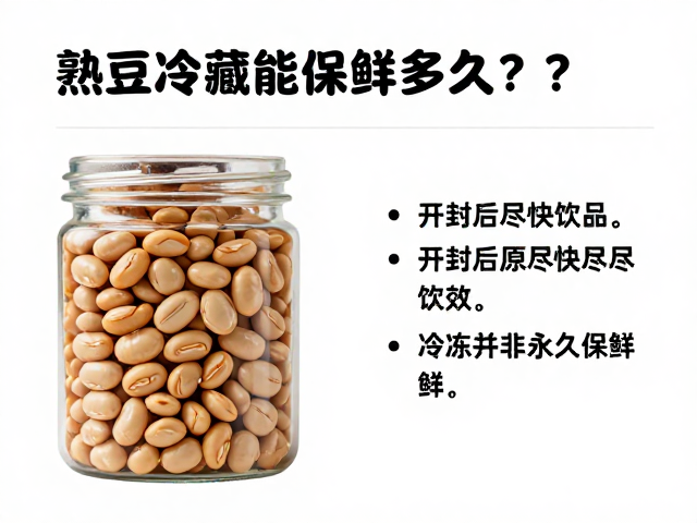 熟豆冷藏与冷冻的保鲜时效差异