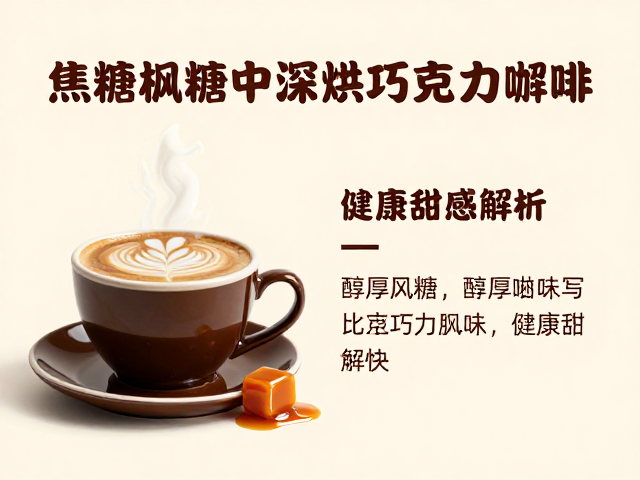焦糖枫糖中深烘巧克力咖啡，醇厚风味与健康甜感解析