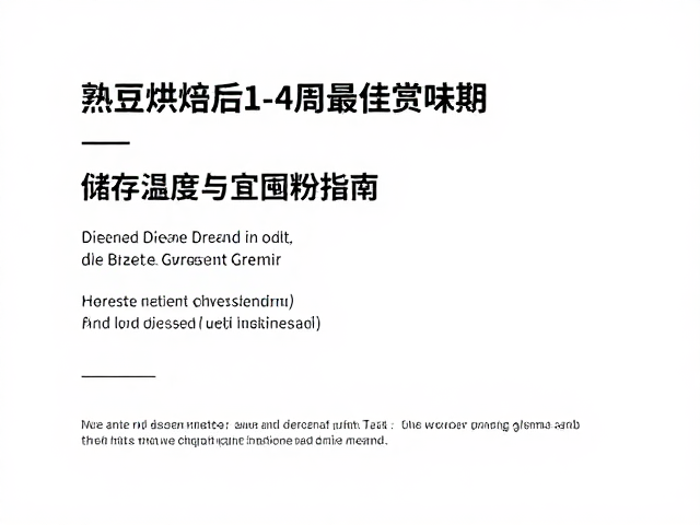 储存温度对风味衰减的关键影响