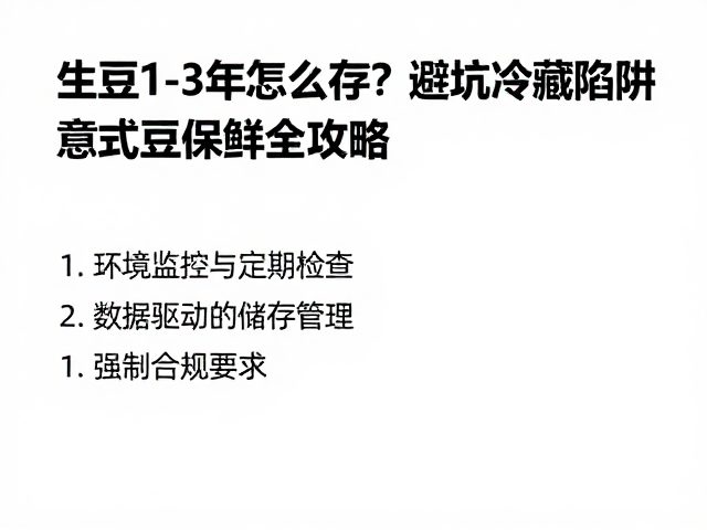 环境监控与定期检查:数据驱动的储存管理