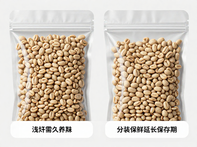 浅烘豆的久养特性与分装策略