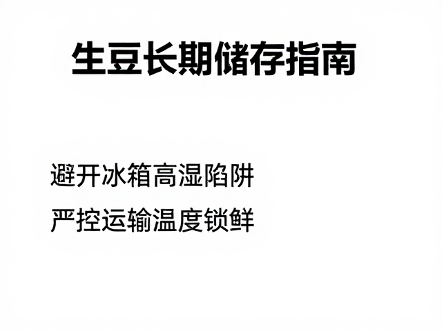 温度波动对生豆化学结构的长期影响