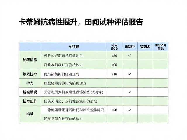种植适应性与管理要点