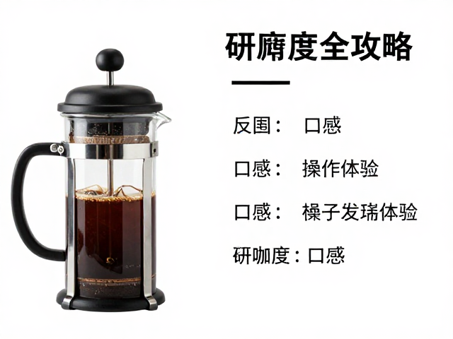 研磨度对口感与操作体验的具体影响