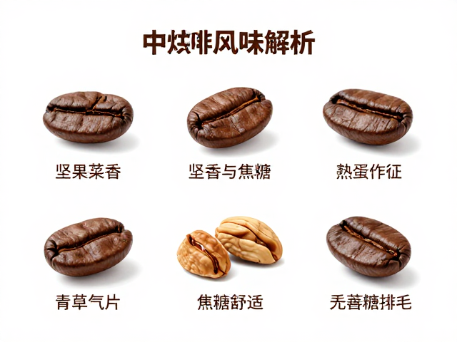 中烘咖啡风味解析,坚果香与焦糖甜中的青草气息