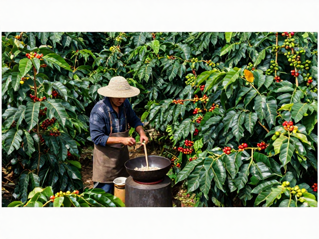 云南海南规模化扩张，亚洲咖啡产区崛起，手工锅炒烘焙成新宠