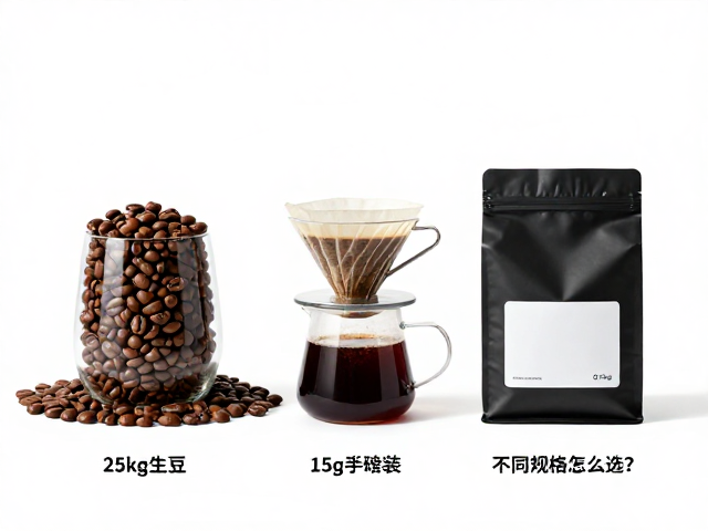 25kg生豆、15g手冲、227g半磅装，咖啡不同规格怎么选？