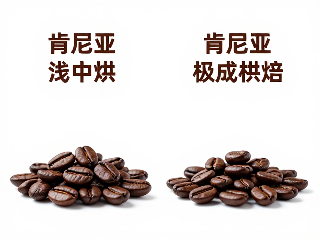 肯尼亚咖啡适合浅中烘，极浅烘焙呈现顺滑饱满风味