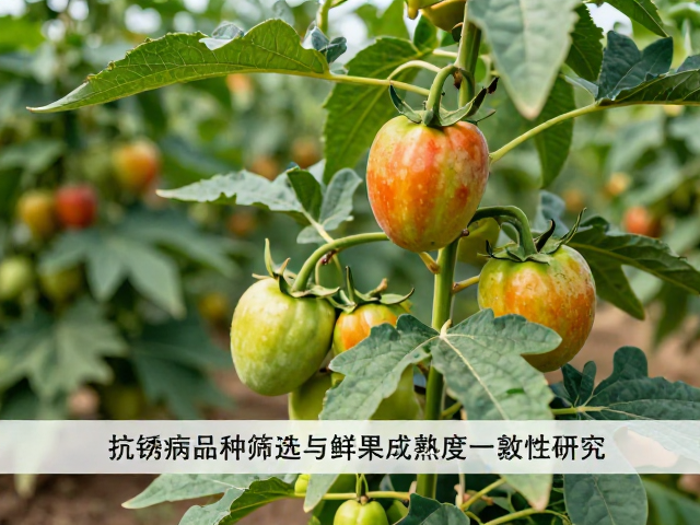 常规化肥种植下抗锈病品种筛选与鲜果成熟度一致性研究