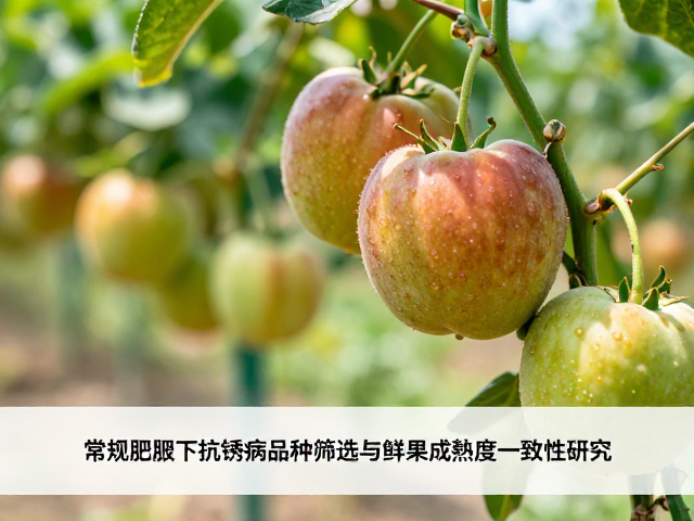 抗锈病与成熟度协同效应的关联机制
