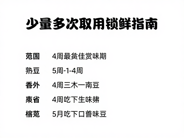 少量多次取用的操作逻辑