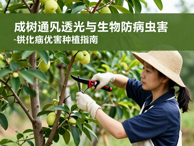 果树修剪技能培训,成树通风透光与生物防治病虫害种植指南