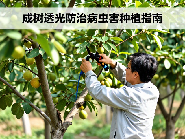 修剪与生物防治的协同作业时序