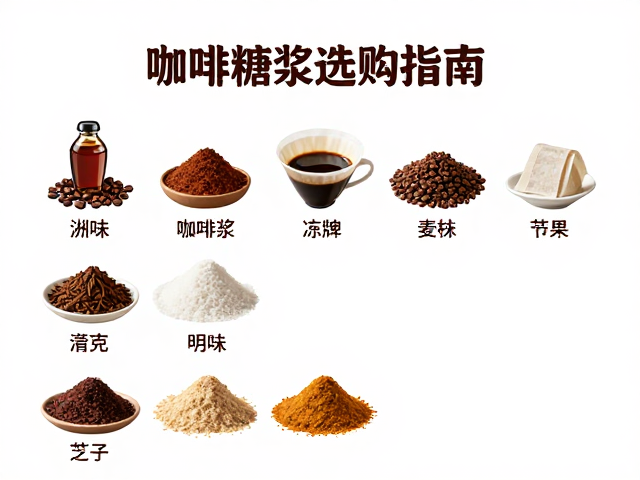 咖啡糖浆的风味选择与原料辨析