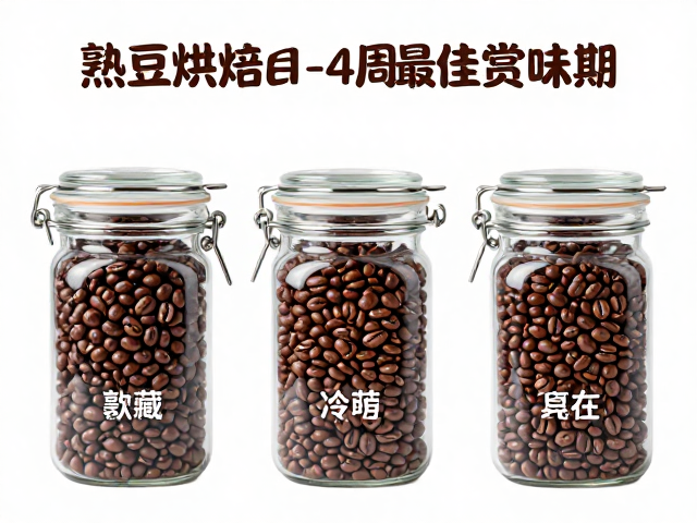 熟豆烘焙后1-4周最佳赏味期,冷藏易吸异味,请用密封罐保存