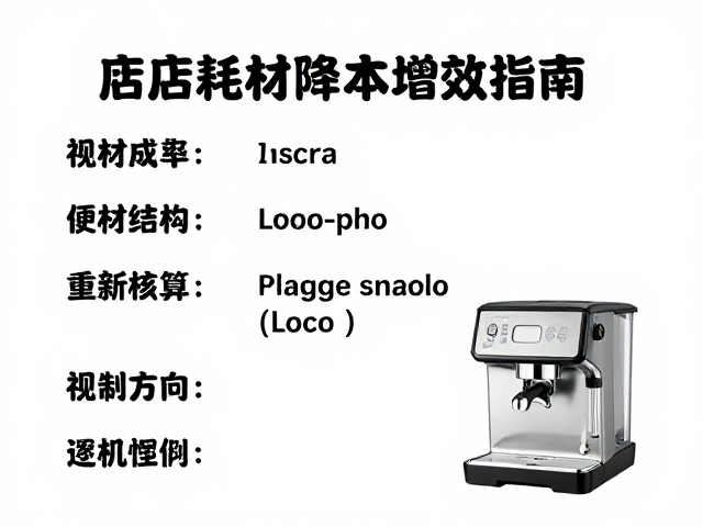 耗材成本结构的重新核算逻辑