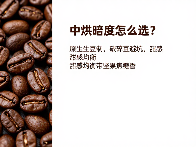 中烘焙度对风味物质的转化影响