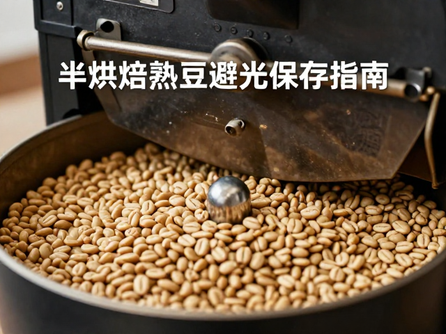 半烘焙熟豆的物理特性与保存核心逻辑