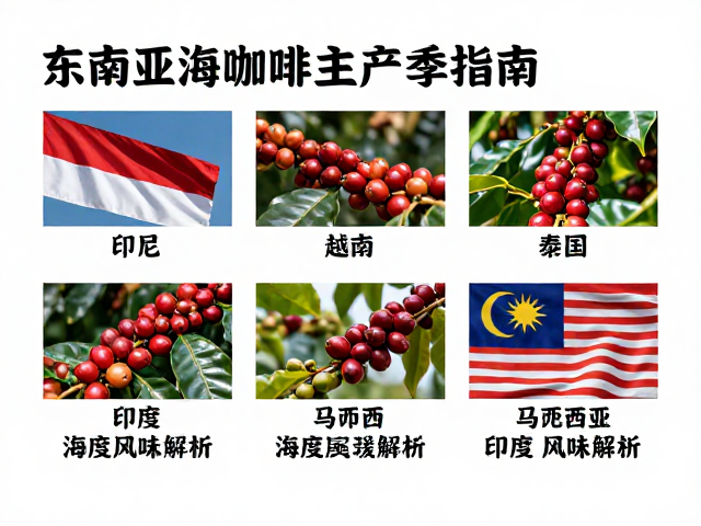 东南亚海岛咖啡主产季指南,印尼、越南、泰国、马来西亚、印度海拔风味解析