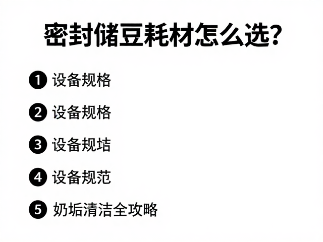 耗材更换周期与维护规范