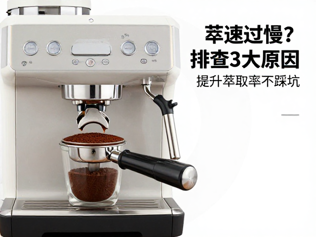 家用全自动咖啡机萃取流速过慢？排查3大原因，提升萃取率不踩坑
