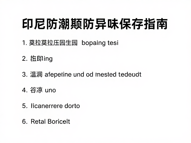 温湿度控制与存放场景的选择