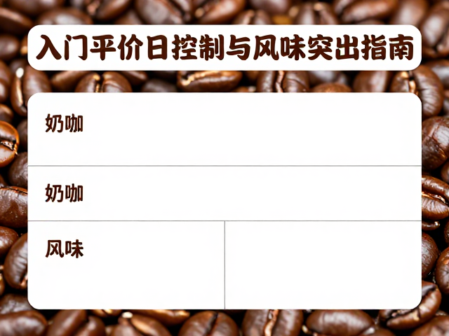 产区选择与风味对标