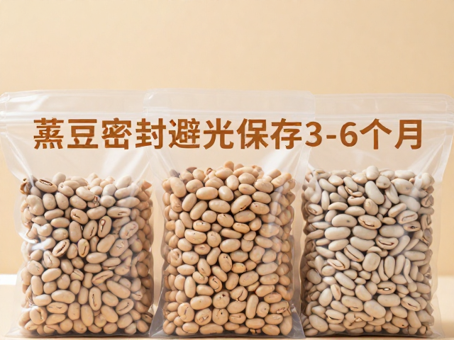 熟豆密封避光保存3-6个月,冷冻长期保鲜技巧