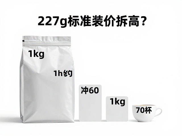 1kg约冲60-70杯的数据拆解
