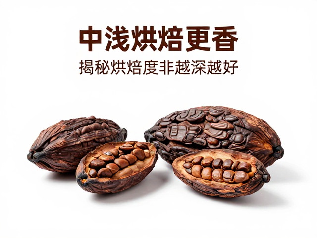 中浅烘焙对可可风味的特殊呈现