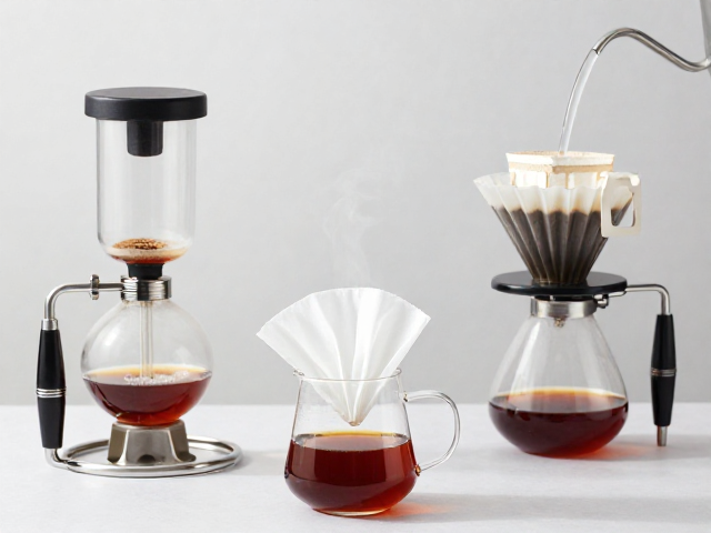 搭配虹吸壶与1-2人份滤纸构建精致角落
