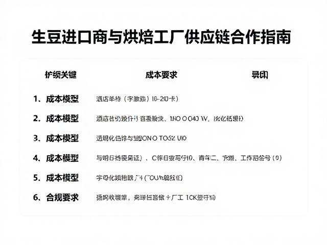 成本模型：透明化报价与长期协议