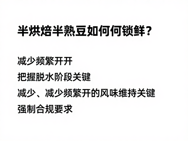 减少频繁开封的风味维持策略