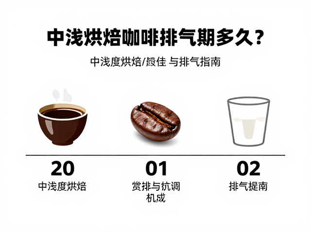 中浅烘焙咖啡排气期多久?中浅度烘焙最佳赏味与排气指南