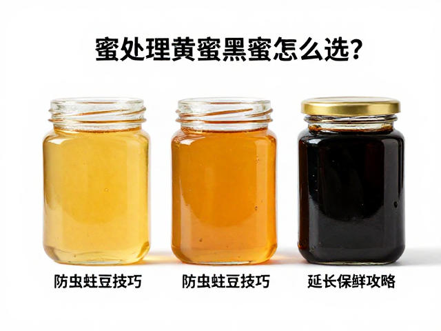 黄蜜与黑蜜的风味特征与场景匹配