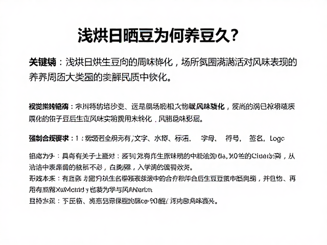 养豆周期对风味表现的深层影响