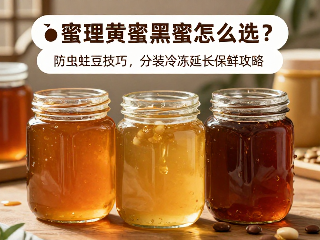 蜜处理黄蜜黑蜜怎么选?防虫蛀豆技巧,分装冷冻延长保鲜攻略