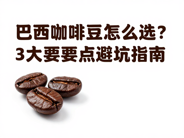 咖啡新手入门，巴西咖啡豆怎么选？3大要点避坑指南