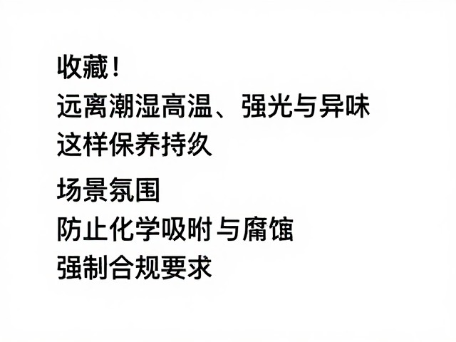 隔绝异味污染，防止化学吸附与腐蚀